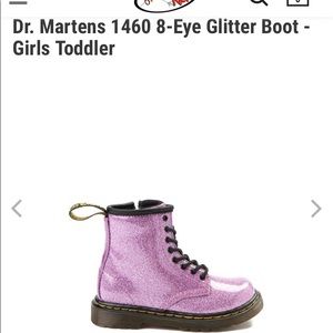 Toddler girls Pink Dr Martin boot